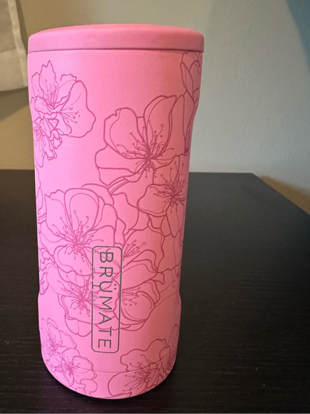 Brumate Cherry Blossom Slim Can Tumbler